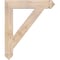 Ekena Millwork Traditional Arts & Crafts Smooth Bracket, Douglas Fir, 3 1/2"W x 22"D x 26"H BKT04X22X26TRA03SDF - alternate 3